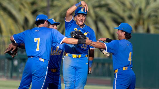 TST Images: UCLA beats USC, 9-8, at Jackie Robinson Stadium taken at Jackie Robinson Stadium (UCLA). Photo by Justin Mendez-The Sporting Tribune