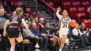 Preview: SDSU women ready for challenge as top seed at Mountain West tourney taken in Las Vegas (San Diego State Aztecs). Photo by Ardie Crenshaw - The Sporting Tribune