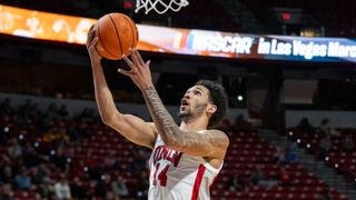 FINAL: Utah State 70, UNLV 58 taken Thomas and Mack Center  (UNLV). Photo by Kalin Sipes - The Sporting Tribune