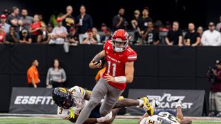 Rebels beat Cal in battle of big plays taken At Allegiant Stadium (UNLV). Photo by RJ Forbus - The Sporting Tribune