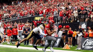 TST Images: UNLV defeats Cal,  39-31, at Allegiant Stadium taken at Allegiant Stadium  (UNLV). Photo by RJ Forbus - The Sporting Tribune