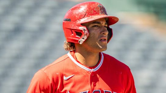 Lucas Ramirez emerging as one of Angels’ most intriguing young bats  taken at Morongo Field. Photo by © MLB