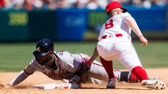 TST Images: Breaves defeat Angels, 8-2, at Angel Stadium taken at Angel Stadium. Photo by Ric Tapia - The Sporting Tribune
