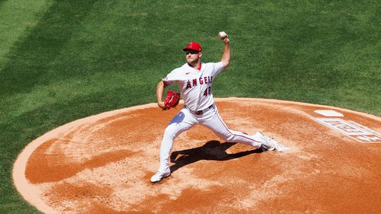 Braves bash Angels again with Detmers on the mound taken at Angel Stadium. Photo by Ric Tapia - The Sporting Tribune