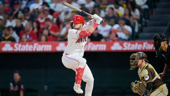 Schanuel activated from IL but still not 100% taken at Dodger Stadium (Los Angeles Angels)