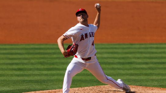 Reid Detmers hits new career-high in Angels' walk-off win taken at Angel Stadium. Photo by Ric Tapia - The Sporting Tribune