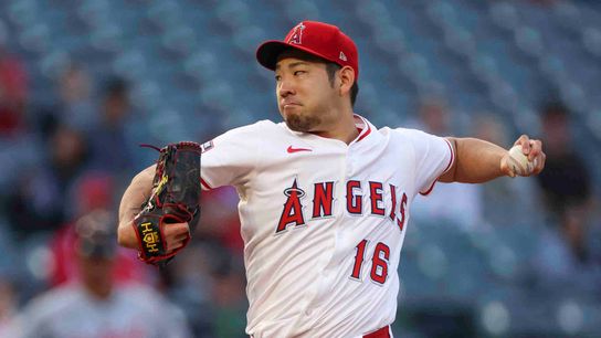 When will Yusei Kikuchi return? taken at Angel Stadium (Los Angeles Angels)