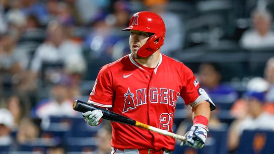 Mike Trout and Aaron Judge put on display in Angels 11-10 loss to Yankees taken at Yankee Stadium (Los Angeles Angels)