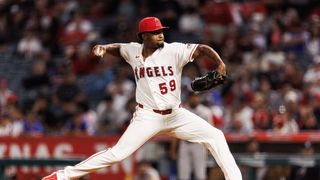 José Soriano strikes out 10 in 8 innings; Angels lineup left Chris Sale frustrated taken Angel Stadium (Los Angeles Angels). Photo by Jordan Carroll - The Sporting Tribune
