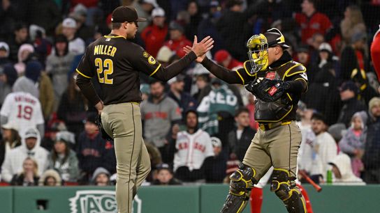 Clutch late hits by Tatis, Laureano push Padres past Red Sox in grinding effort taken at Fenway Park (San Diego Padres). Photo by Eric Canha - Imagn Images