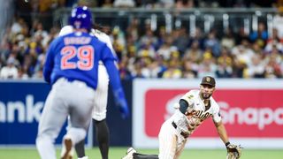 Padres can’t outhit bullpen issues, Cubs pile on late in loss taken at Petco Park (San Diego Padres). Photo by David Frerker - Imagn Images