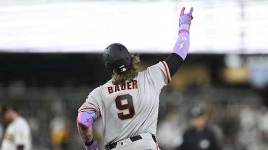 Merrill’s Late HR Not Enough as Padres Fall to Giants 3-2 taken at Petco Park (San Diego Padres). Photo by Denis Poroy-Imagn Images