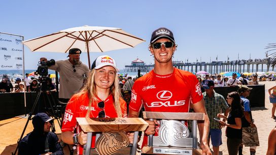 Marshall, Kerr claim emotional victories at 2026 Lexus U.S. Open of Surfing taken in Huntington Beach (Surfing)