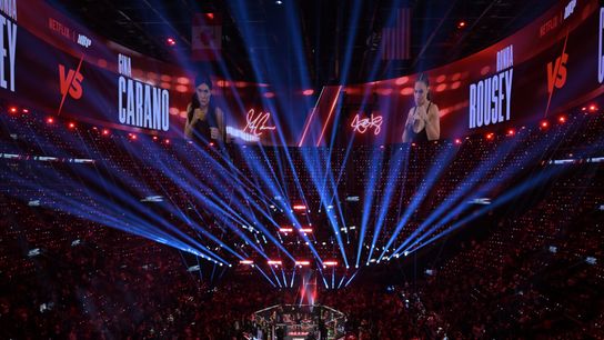 Rousey vs. Carano headlines Netflix and MVP's cinematic arrival into MMA taken at Intuit Dome (MMA)