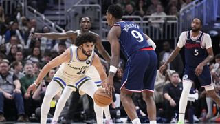 Clippers roll past Bucks for fifth straight win behind an all-around effort taken  at Fiserv Forum (Los Angeles Clippers). Photo by Michael McLoone-Imagn Images