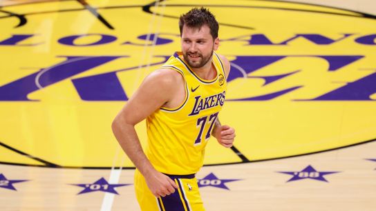 Luka Dončić Earns First Team All-NBA Honors taken in Los Angeles. Photo by Jordan Teller - The Sporting Tribune