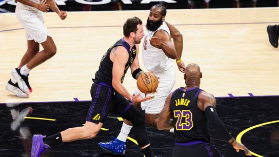 Luka Dončić powers Lakers past Cavs in 50th win of season taken at Crypto.com Arena (Los Angeles Lakers). Photo by Jordan Teller - The Sporting Tribune