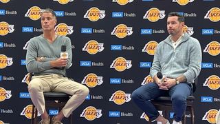 Lakers focused on depth and building around Luka Dončić following playoff exit taken at UCLA Health Training Center (Los Angeles Lakers). Photo by Carlos Yakimowich - The Sporting Tribune
