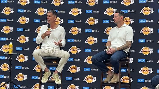 JJ Redick sees clearer fit in new-look Lakers roster taken at UCLA Health Training Center (Los Angeles Lakers)