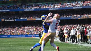 Rams get exposed in Melbourne  taken at Melbourne Cricket Ground  (Los Angeles Rams). Photo by Kirby Lee-Imagn Images