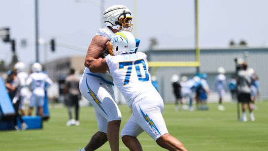 Rashawn Slater Not Concerned About Knee; Tuli Tuipulotu Focused on Football Amid Contract Talks taken at The Bolt (Los Angeles Chargers)