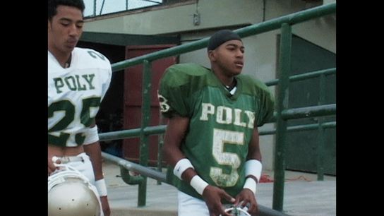 DeSean Jackson preparing for a high school game. DeSean Jackson preparing for a high school game.
