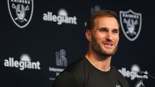TST Images: Raiders introduce Kirk Cousins, in Henderson  taken at Intermountain Health Performance Center. Photo by DJ Cabanlong - The Sporting Tribune 