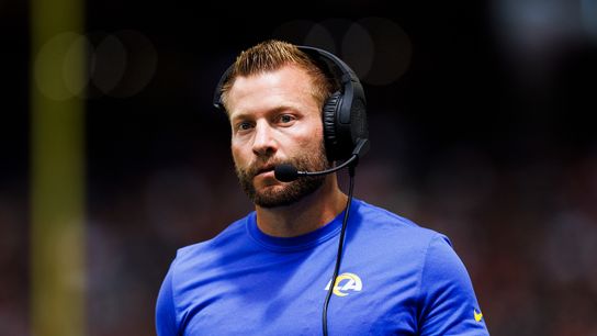 McVay wants cleaner football from Rams after comeback win over Eagles taken at Rams Village (Los Angeles Rams). Photo by Ric Tapia - The Sporting Tribune