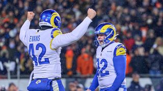 Mevis proves he was worth the change with game-winning kick taken In Los Angeles (Los Angeles Rams). Photo by Robin Alam - The Sporting Tribune