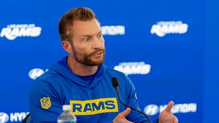 Sean McVay feels like a failure after being trolled by NBA MVP Nikola Jokic taken at Rams Village (Los Angeles Rams). Photo by Nico Alba - The Sporting Tribune