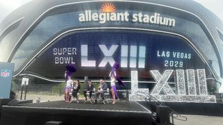 NFL running it back in Vegas with Super Bowl LXIII in '29 taken At Allegiant Stadium (Las Vegas Raiders). Photo by Steve Carp-The Sporting Tribune