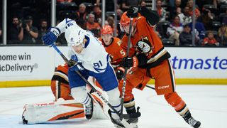Ducks blow two-goal lead, lose Gauthier in OT loss to Maple Leafs taken at Honda Center (Anaheim Ducks). Photo by Jon Bryan - The Sporting Tribune