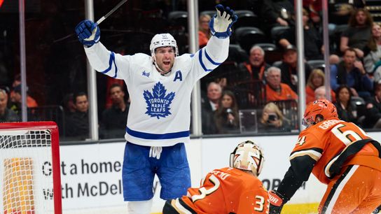TST Images: Maple Leafs defeat Ducks, 5-4, at Honda Center taken at Honda Center (Anaheim Ducks). Photo by Jon Bryan - The Sporting Tribune