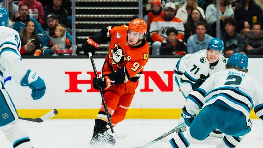 TST Images: Ducks beat Sharks, 6-1, at Honda Center taken at Honda Center (Anaheim Ducks). Photo by John Panganiban-The Sporting Tribune