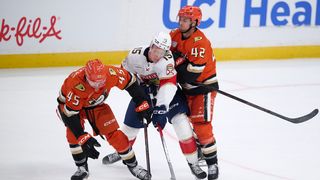 TST Images: Ducks defeat Panthers, 3-2, at Honda Center taken at Honda Center (Anaheim Ducks). Photo by Jon Bryan - The Sporting Tribune