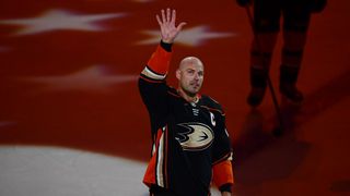 Ducks to retire Getzlaf's No. 15 on Jan. 30 taken at Honda Center (Anaheim Ducks). Photo by Mandatory Credit: Gary A. Vasquez-USA TODAY Sports