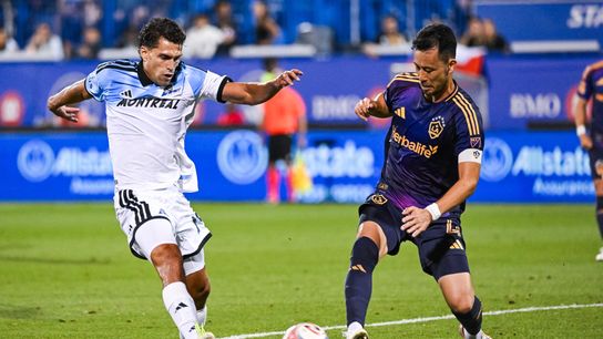 Galaxy tie in third straight red card game, 2-2 taken at Saputo Stadium (LA Galaxy)
