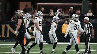 The Raiders’ defensive philosophy is about to be put to the ultimate test taken at Intermountain Health Performance Center (Las Vegas Raiders). Photo by Matthew Hinton-Imagn Images