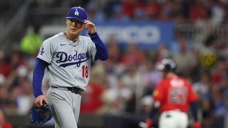 Yamamoto delivers as Dodgers take Game 3 in Atlanta taken at Truist Park (Los Angeles Dodgers). Photo by Dale Zanine-Imagn Images
