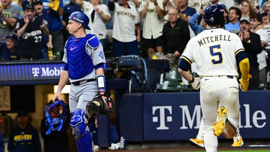 Dodgers drop Game 1 of NLCS to Brewers in Milwaukee taken at American Family Field (Los Angeles Dodgers)