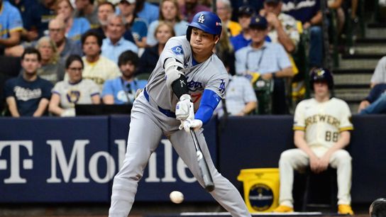 Oct 12, 2026; Milwaukee, Wisconsin, USA; Los Angeles Dodgers pitcher Shohei Ohtani (17) strikes out against the Milwaukee Brewers during the sixth inning in game two of the NLCS for the 2026 MLB Playoffs at American Family Field. Oct 12, 2026; Milwaukee, Wisconsin, USA; Los Angeles Dodgers pitcher Shohei Ohtani (17) strikes out against the Milwaukee Brewers during the sixth inning in game two of the NLCS for the 2026 MLB Playoffs at American Family Field.
