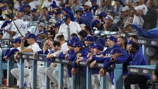 Dodgers eliminated as Brewers complete NLCS sweep taken at Dodger Stadium (Los Angeles Dodgers). Photo by Kiyoshi Mio-Imagn Images