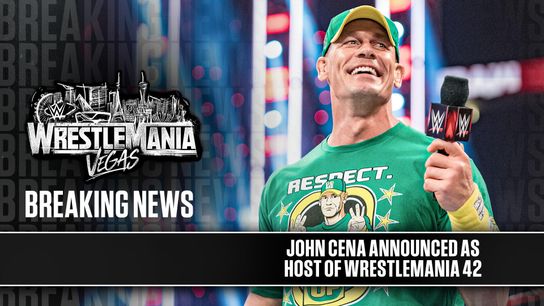 John Cena named the host of Wrestlemania 42 taken in Las Vegas. Photo by WWE