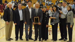 Wooden Award Flashback: Dave Yanai makes history at Cal State Dominguez Hills taken in Los Angeles (Wooden Award)
