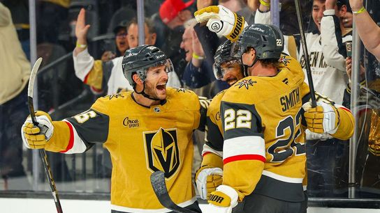 Golden Knights have opportunity to eliminate Kraken in high-stakes game taken at Climate Pledge Arena (Vegas Golden Knights). Photo by RJ Forbus-The Sporting Tribune