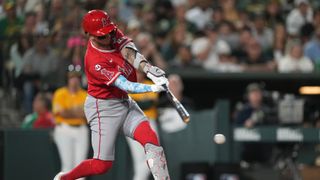Neto, Schanuel boost Angels to bounce back win over Athletics taken Sutter Health Park (Los Angeles Angels). Photo by Darren Yamashita-Imagn Images