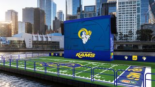 Rams bringing an LA-style tailgate — and a floating football field — to Melbourne for historic NFL game taken in Melbourne  (Los Angeles Rams). Photo by Los Angeles Rams
