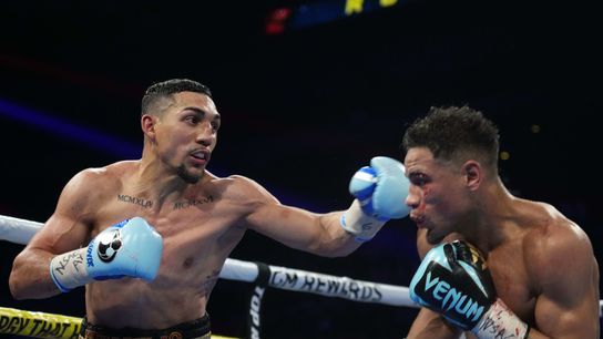 Ryan Garcia says Teofimo Lopez will be his next opponent taken in Los Angeles. Photo by Joe Camporeale-Imagn Images