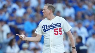 Orel Hershiser expands legacy beyond baseball with grand opening of Chevrolet dealership in Chino taken in Chino  (Los Angeles Dodgers). Photo by Kirby Lee-Imagn Images