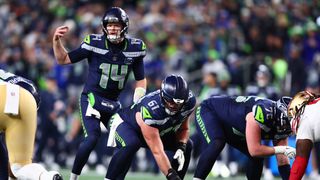 Seahawks steamroll 49ers to punch ticket to NFC Championship Game, await winner of Rams-Bears game taken at Lumen Field (Seattle Seahawks). Photo by Kevin Ng-Imagn Images